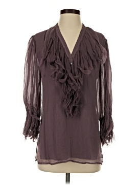 Catherine Malandrino 3/4 Sleeve Silk Top