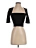 Jonathan Simkhai Black Short Sleeve Turtleneck Size S - photo 1