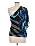 Cache 100% Polyester Blue Kimono Size M - photo 2