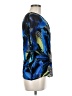 Cache 100% Polyester Blue Kimono Size M - photo 4