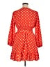 Unbranded 100% Polyester Polka Dots Red Casual Dress Size 0X - photo 2