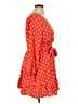 Unbranded 100% Polyester Polka Dots Red Casual Dress Size 0X - photo 4
