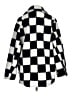 Adika Checkered-gingham Black Coat Size M - photo 2