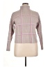 Tahari Plaid Gray Turtleneck Sweater Size XL - photo 1