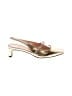 J.Crew Metallic Gold Heels Size 8 - photo 1