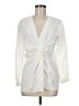 Zara Ivory Long Sleeve Blouse Size M - photo 1