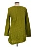 Escada 100% Cotton Green Long Sleeve Blouse Size S - photo 2