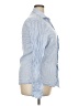 Reiss 100% Linen Stripes Blue Long Sleeve Button-Down Shirt Size XXL - photo 4