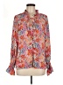 Unbranded Paisley Orange Long Sleeve Blouse Size M - photo 1