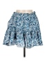 LoveShackFancy 100% Cotton Paisley Blue Casual Skirt Size M - photo 1