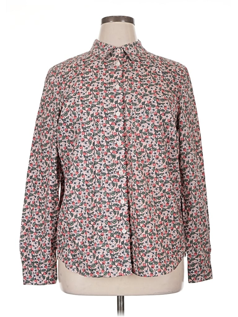 Pre-owned Boden Long Sleeve Blouse In Ivory