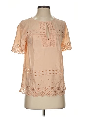 J.Crew Short Sleeve Silk Top (view 1)