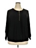 Roz & Ali Black Long Sleeve Blouse Size 2X - photo 1