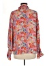 Unbranded Paisley Orange Long Sleeve Blouse Size M - photo 2