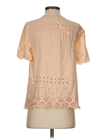 J.Crew Short Sleeve Silk Top (view 2)