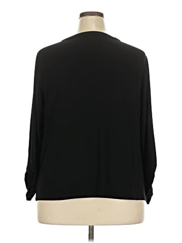 Roz & Ali Long Sleeve Blouse (view 2)