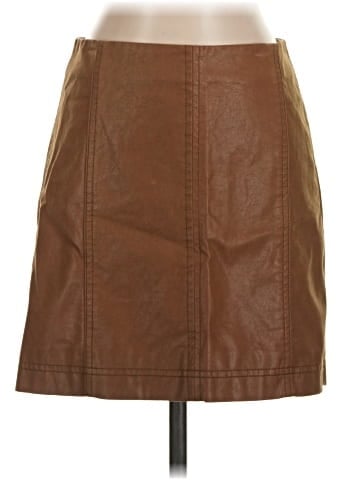 Free People Faux Leather Skirt (view 1)