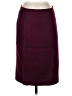 J.Crew 100% Wool Solid Burgundy Wool Skirt Size 0 - photo 1
