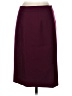 J.Crew 100% Wool Solid Burgundy Wool Skirt Size 0 - photo 2
