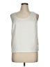 J.Crew Factory Store 100% Polyester Ivory Sleeveless Top Size XL - photo 1