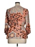 East Adeline Paisley Orange 3/4 Sleeve Blouse Size 0X - photo 2