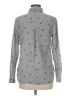 Old Navy 100% Cotton Hearts Gray Long Sleeve Button-Down Shirt Size M - photo 2