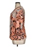 East Adeline Paisley Orange 3/4 Sleeve Blouse Size 0X - photo 5
