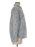 Old Navy 100% Cotton Hearts Gray Long Sleeve Button-Down Shirt Size M - photo 4