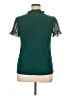 Liz McCoy Teal Short Sleeve Blouse Size XL - photo 2