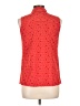 Notations Polka Dots Red Sleeveless Blouse Size L - photo 2