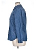 Talbots 100% Cotton Blue Long Sleeve Button-Down Shirt Size XL Petite - photo 5