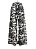 Shein 100% Elastane Print Silver Casual Pants Size L - photo 2