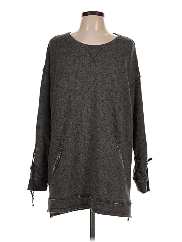 Pre-owned Neon Buddha Pullover Sweater In Gray