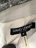 David Lerner 100% Polyester Metallic Silver Blazer Size S - photo 6
