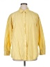 Universal Thread 100% Cotton Solid Yellow 3/4 Sleeve Button-Down Shirt Size XL - photo 1