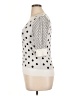 Les Serein 100% Viscose Polka Dots White Pullover Sweater Size XL - photo 5