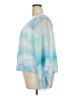 Alfani 100% Polyester Blue 3/4 Sleeve Blouse Size 2X - photo 5