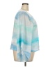 Alfani 100% Polyester Blue 3/4 Sleeve Blouse Size 2X - photo 4