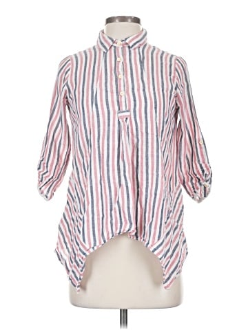 Isabella Sinclair 3/4 Sleeve Button-Down Shirt (view 1)