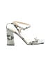 Calvin Klein Animal Print Ivory Sandals Size 5 1/2 - photo 1