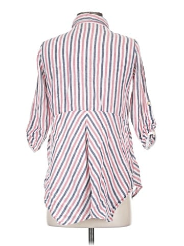 Isabella Sinclair 3/4 Sleeve Button-Down Shirt (view 2)