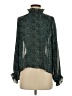 Zara Green Long Sleeve Blouse Size XS - photo 1