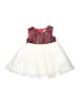 Blueberi Boulevard Argyle Ivory Dress 9-12 MO / 12 MO - photo 1