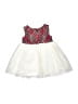 Blueberi Boulevard Argyle Ivory Dress 9-12 MO / 12 MO - photo 2
