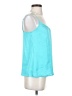 The Limited 100% Polyester Teal Sleeveless Top Size S - photo 4