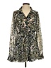 Sweewe 100% Recycled Polyester Green Long Sleeve Blouse Size S - photo 1