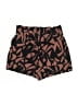 A New Day Print Brown Shorts Size S - photo 2