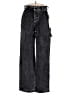 LACAUSA 100% Cotton Black Jeans Size 0 - photo 1