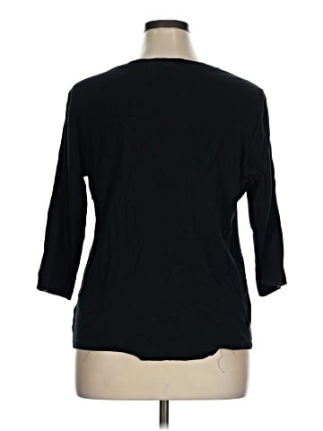 Karen Scott 3/4 Sleeve Top (view 2)