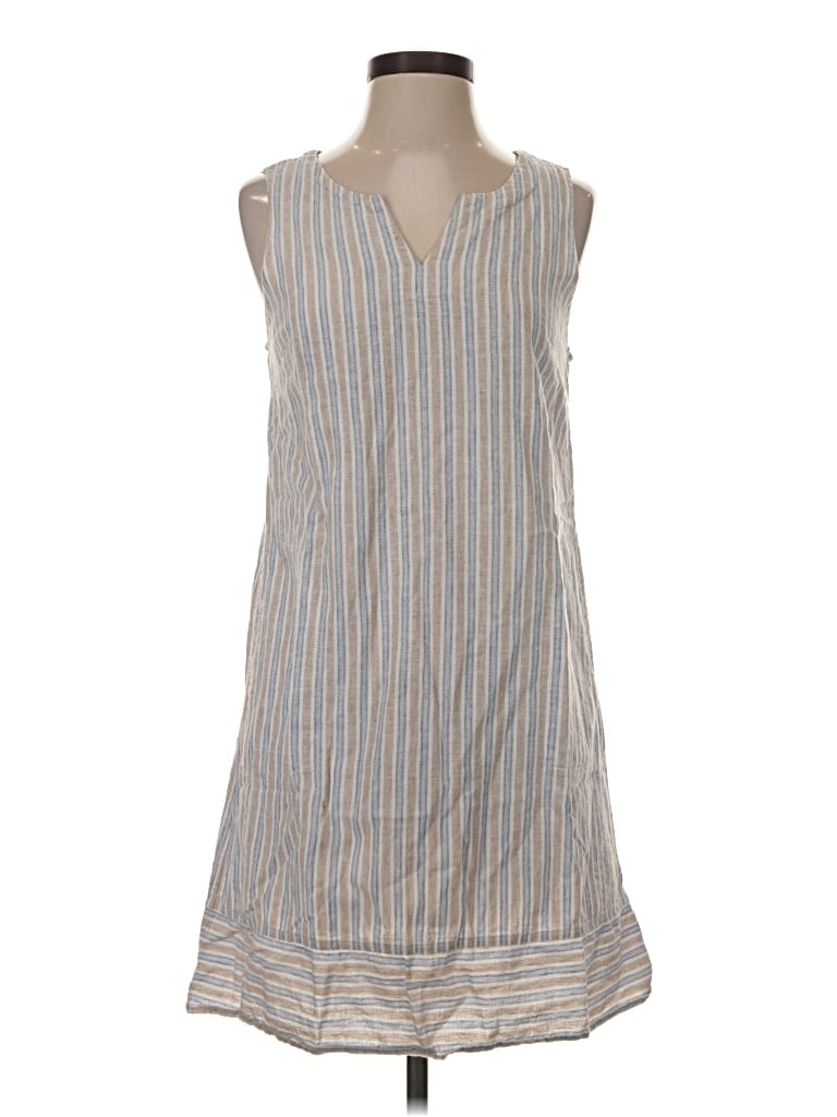 Pre-owned Christopher & Banks Casual Dress In Gray